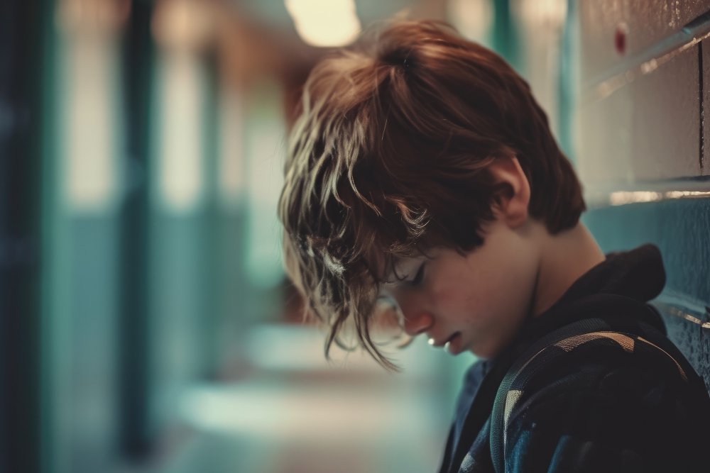 Teen struggling to manage emotions, showing emotional regulation difficulties during adolescence