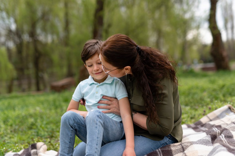 My child was diagnosed with ADHD – a mother supporting her child during an emotional moment