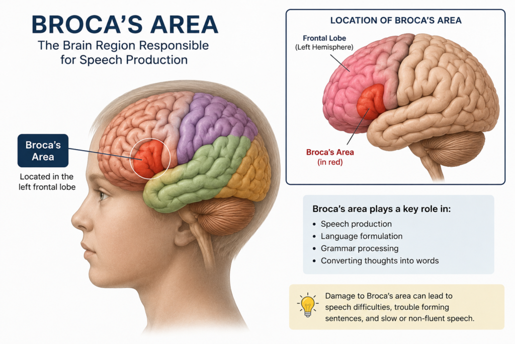 Broca Area and Autism